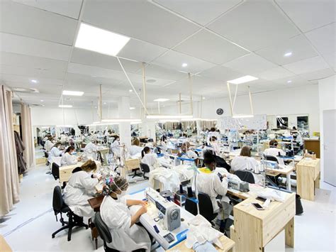 coulisses des vetement que l'on porte usine